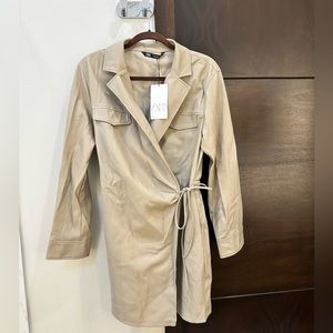 Zara Faux Leather Dress